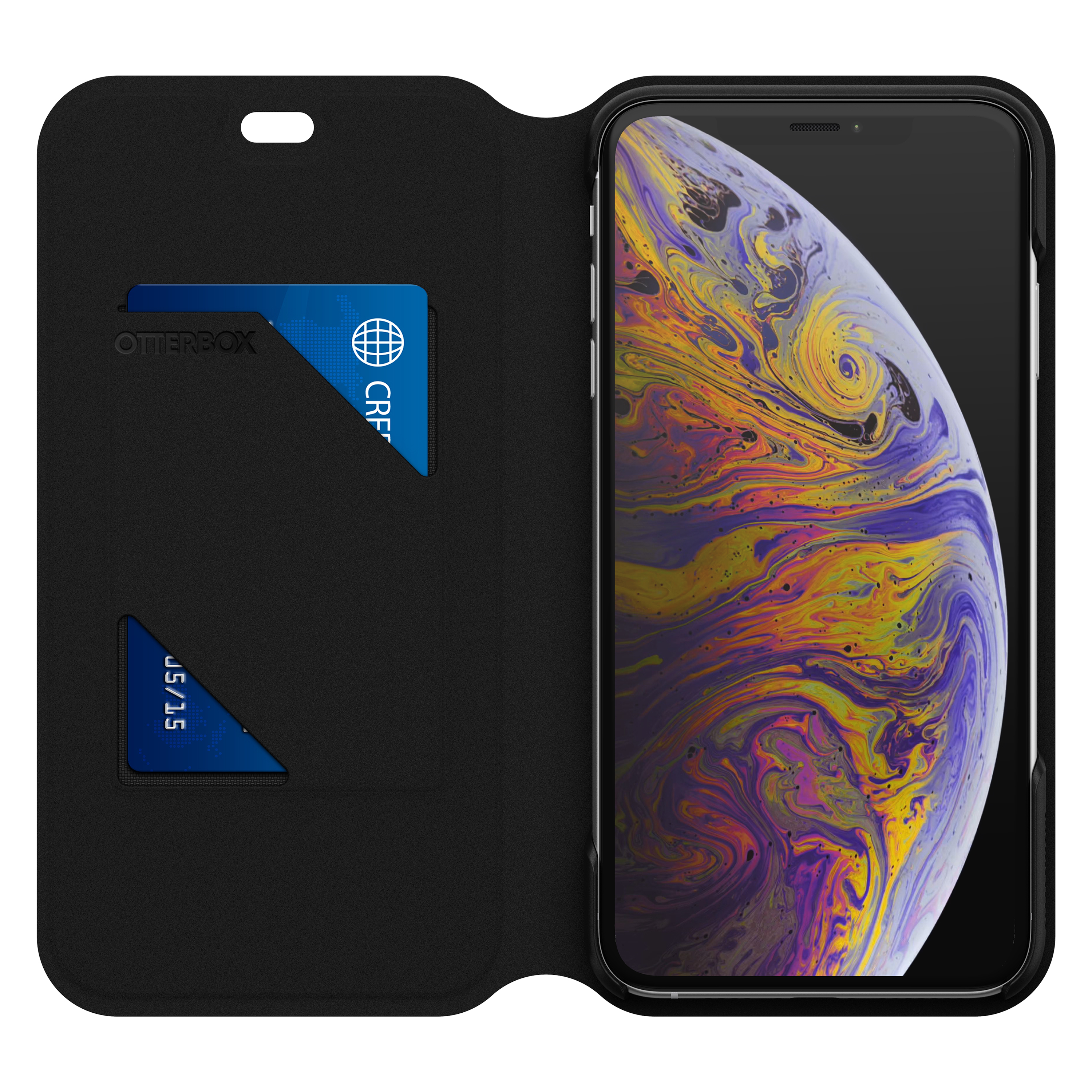 OTTERBOX 77-62737, Bookcover, Apple, iPhone XS Max, Schwarz