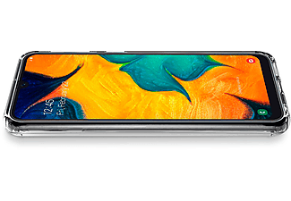 CELLULAR-LINE Samsung Galaxy A40 Hoesje Clear Duo Zwart