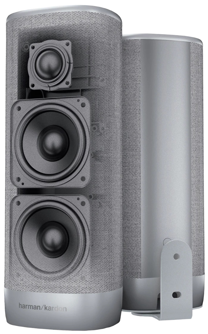 HARMAN KARDON Enceintes Home Cinema sans fil Citation Surround Gris (HKCITASURRGRYEU)
