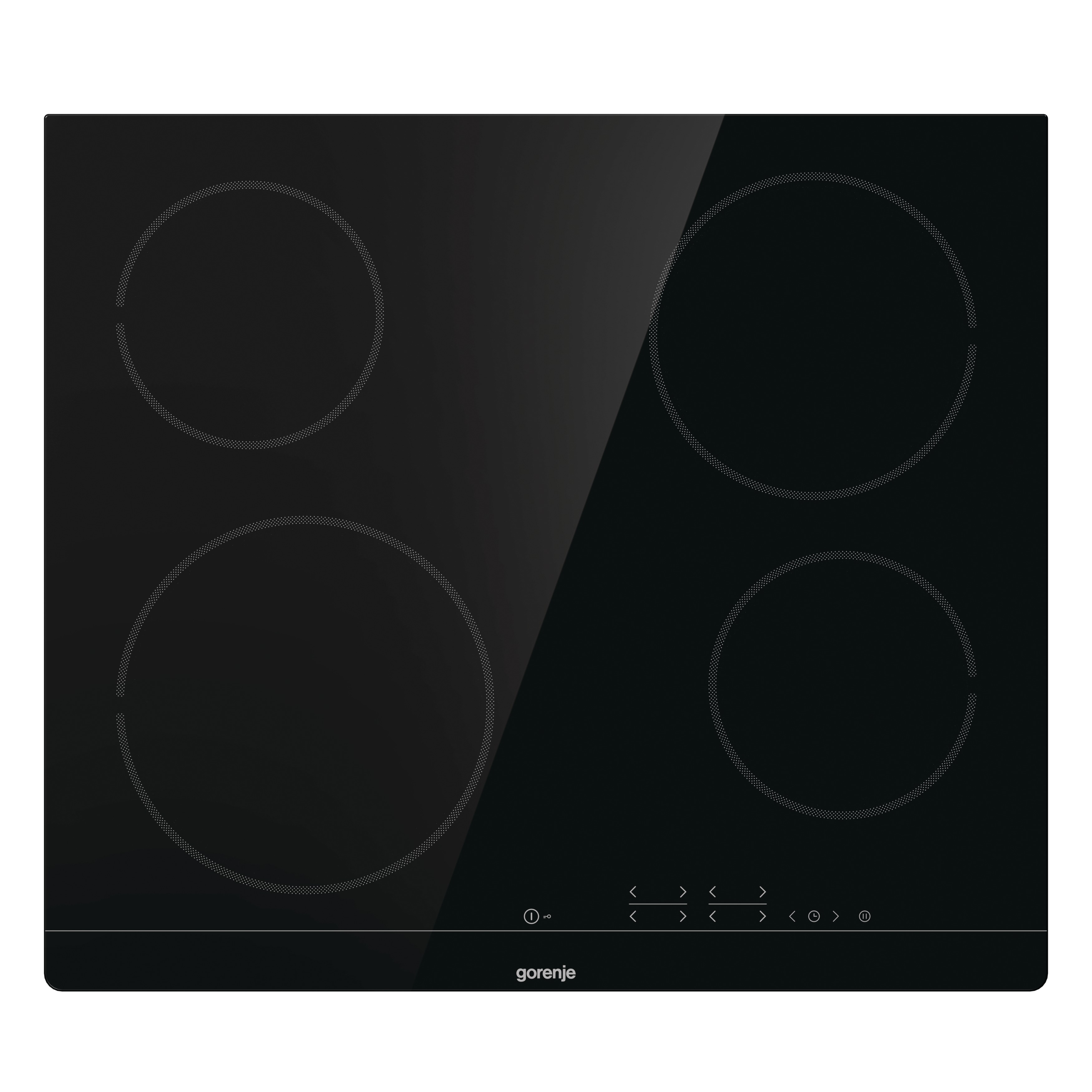 GORENJE Jump Set Backofen, Kochfeld (71 l, Edelstahl, Schwarz, 597 mm breit, A)