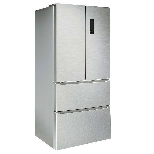 REACONDICIONADO Seminuevo(*) Frigorífico americano - Infiniton FRD-801IX, 408L, Francés, Inverter 10 AÑOS GARANTIA, Display, Inox