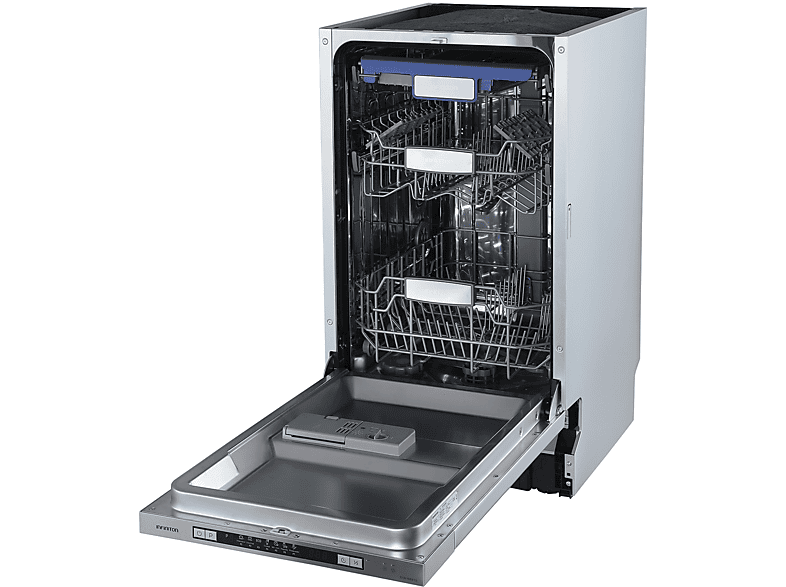 REACONDICIONADO Seminuevo(*) Lavavajillas integrable - Infiniton DIW-NB410, 10 servicios, 7 programas, 45 cm, Tercera bandeja, Inox