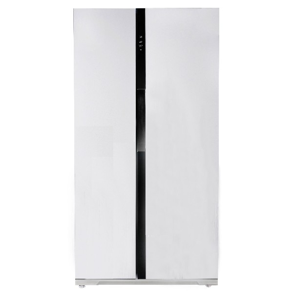 Frigorífico americano - Infiniton SBS-717GWDA, Cristal Blanco, 562L, Display en la puerta