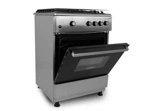 Cocina - Infiniton CC6867EHIX, GAS BUTANO y NATURAL, Parrilla de forja