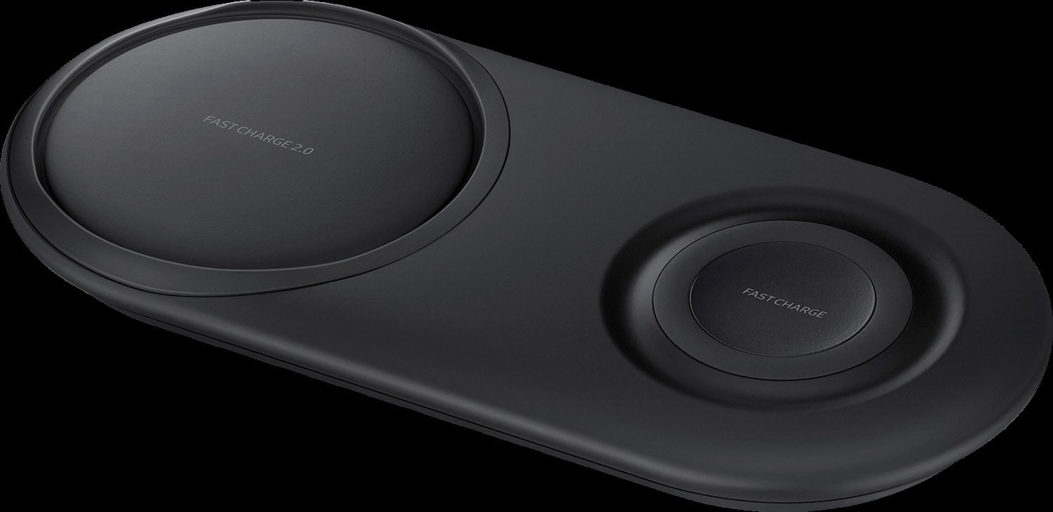 SAMSUNG Wireless Charger Duo Pad EP-P5200, schwarz (EP-P5200TBEGWW) 