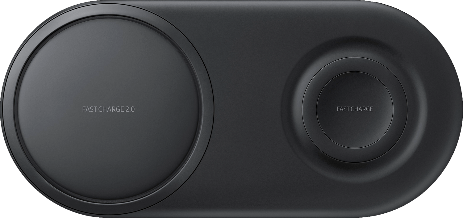 SAMSUNG Wireless Charger Duo Pad EP-P5200, schwarz (EP-P5200TBEGWW) 