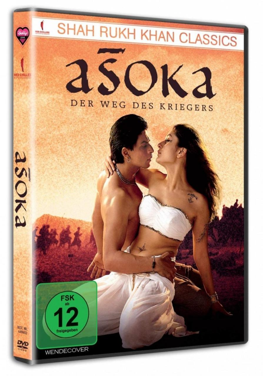 DVD-Box mit einem sich umarmenden Paar, Filmtitel: Asoka.