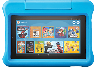 AMAZON Fire 7 Kids Edition, Tablet, 16 GB, 7 Zoll, Schwarz/Blau