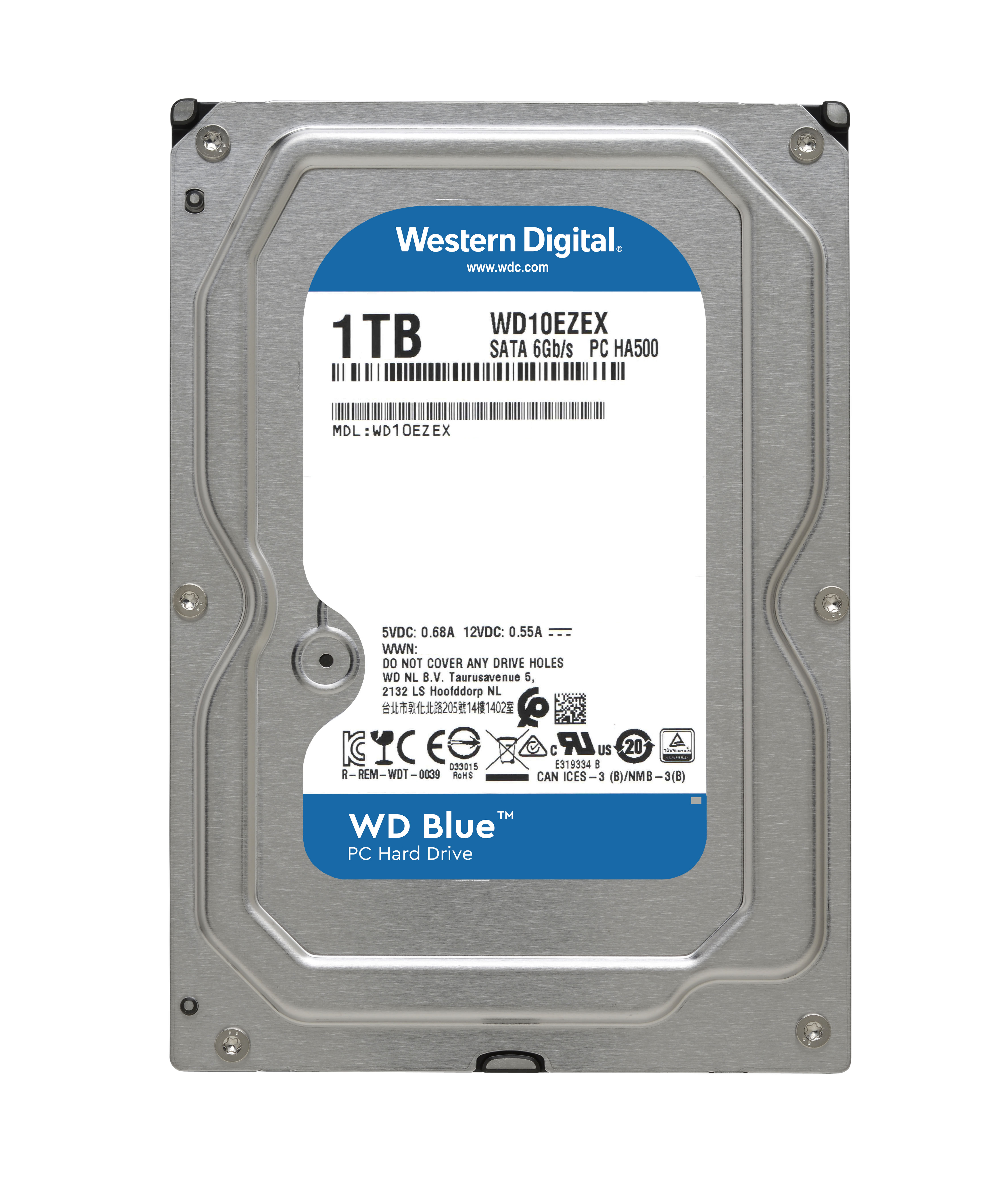 WESTERN DIGITAL WD Blue HDD interne Festplatte 1 TB, 3,5 Zoll