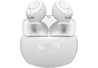 SUDIO Tolv R - Écouteurs True Wireless  (In-ear, Blanc)