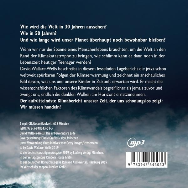 David Wallace-Wells - Die unbewohnbare Erde  - (MP3-CD)