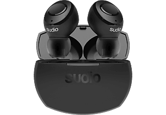 SUDIO Tolv R - Écouteurs True Wireless  (In-ear, Noir)