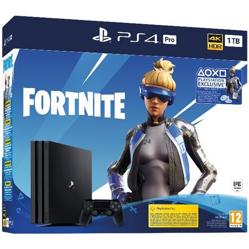 Consola Ps4 Pro 1 tb voucher fortnite 1tb chasis g 2019 playstation 4 sony