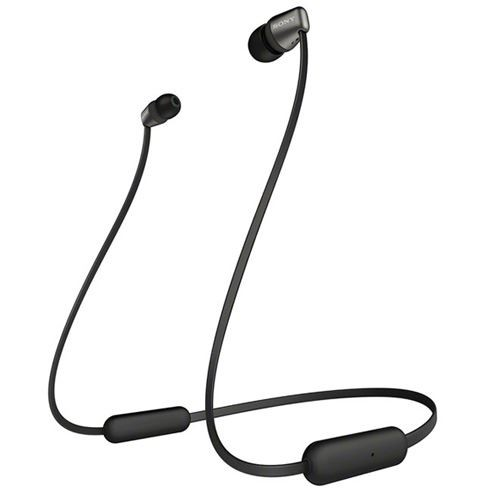 Auriculares inalámbricos - Sony WI-C310, De botón, Bluetooth, 15h Autonomía, Cancelación ruido, Negro