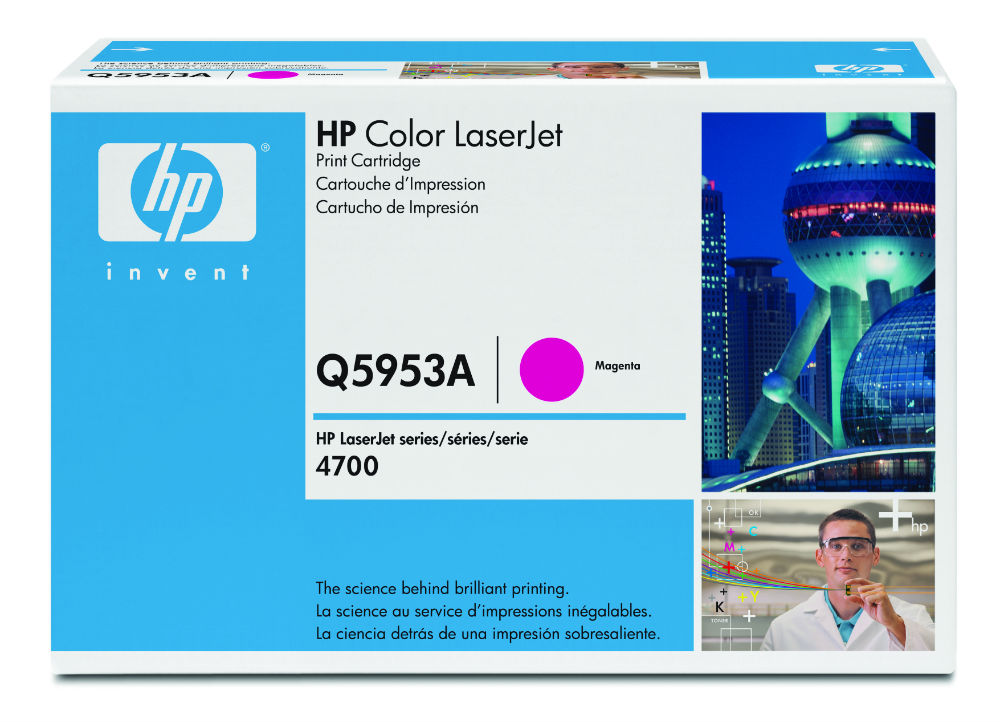 Tóner - HP 643A LaserJet, Magenta, Q5953A
