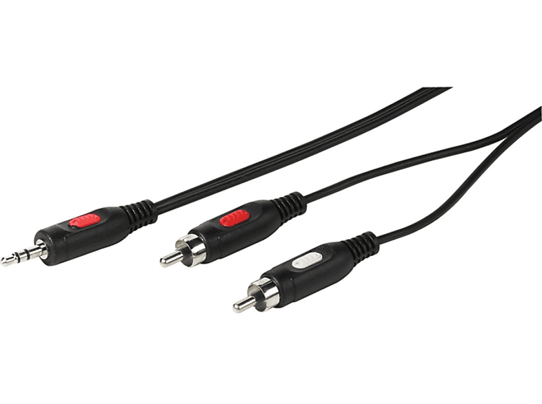 Cable - VIVANCO 46030 CABLE JACK 3,5MM 2RCA MACHO 1,5MT_41030