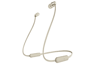 Auriculares inalámbricos - Sony WI-C310, Bluetooth, 15h Autonomía, Oro