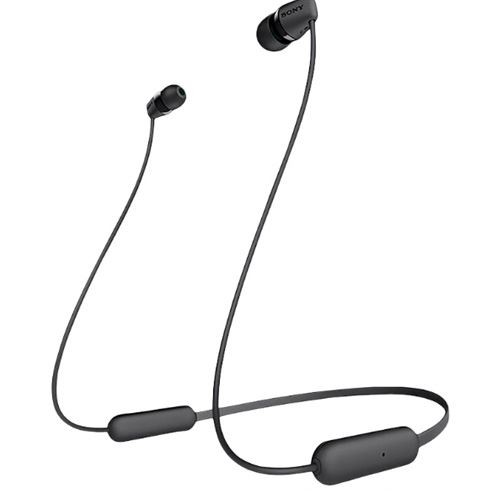 Auriculares inalámbricos - Sony WI-C200, Bluetooth, 15h Autonomía, Negro