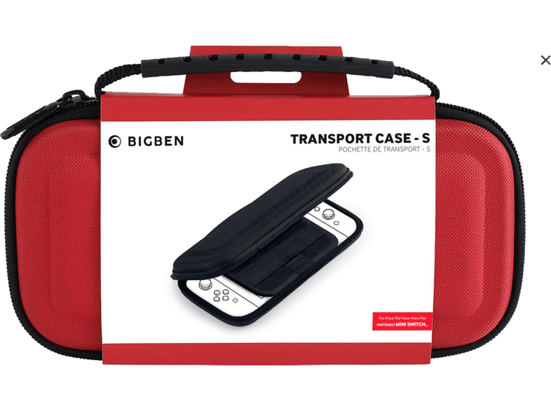 Bigben Tragetasche classic ™ rot ür Nintendo Switch Lite; Transporttasche — Foto 2 von 2