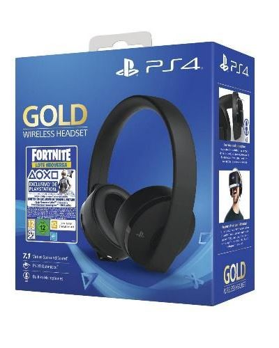 Auriculares Gaming Gold fornite voucher 2019 sony ps4 7.1 1 wireless headset fortnite pack lote neo 2000