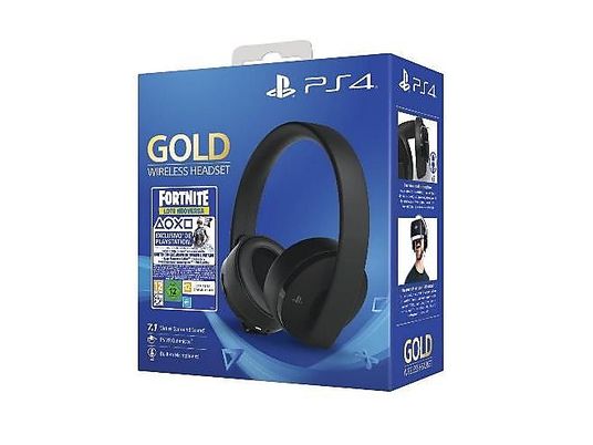 Auriculares gaming - Sony PS4 Gold Wireless Headset + Voucher Fortnite