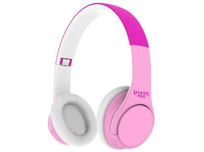 Auriculares Bluetooth infantiles Vieta Pro Kids 2 Blanco/Rosa - Auriculares  Bluetooth - Los mejores precios