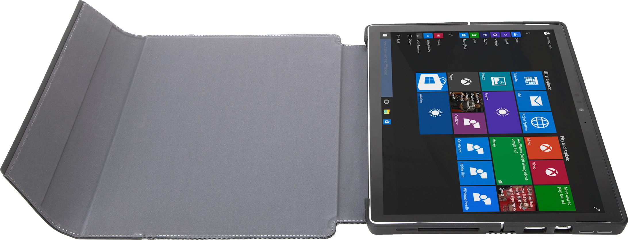 TARGUS Signature, Full Cover, Microsoft, Surface Pro 6, Surface Pro (2017), Surface Pro 4, Grau
