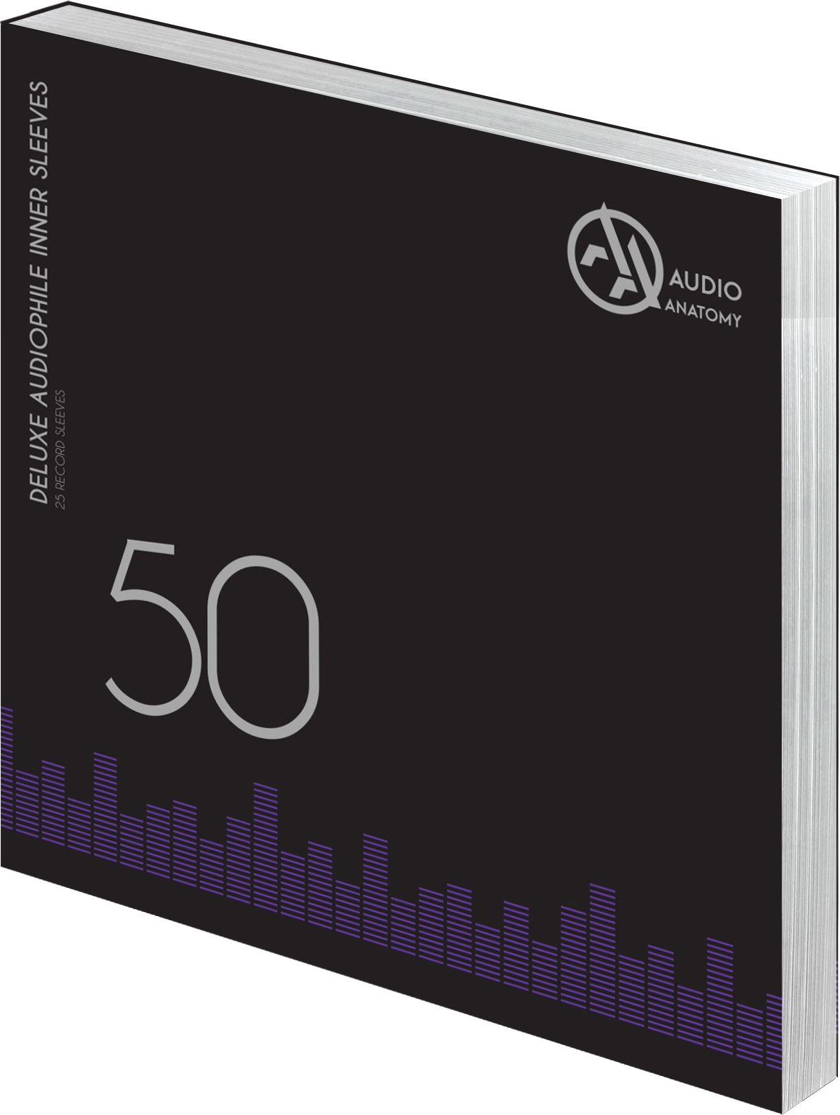 Deluxe Audiophile Antistatic Vinyl belső borító, 50x12", 90 gramm, fehér