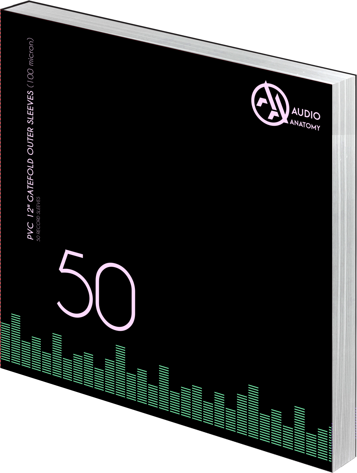 PVC Gatefold külső vinylborító, 50x12", 100 micron