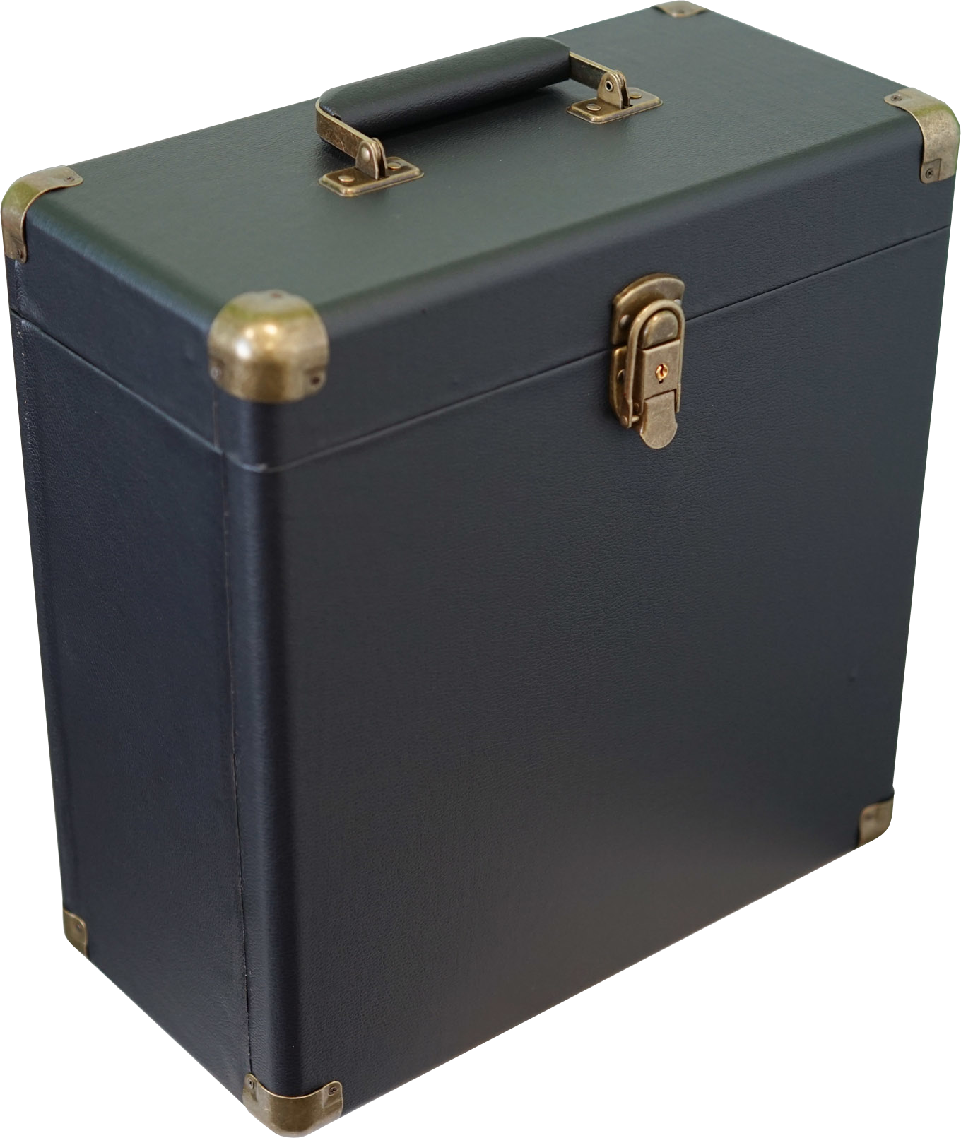 Hordozható vinyl tartó 2.0 35 db lemez tárolására, vörös bársony belső borítással, 12