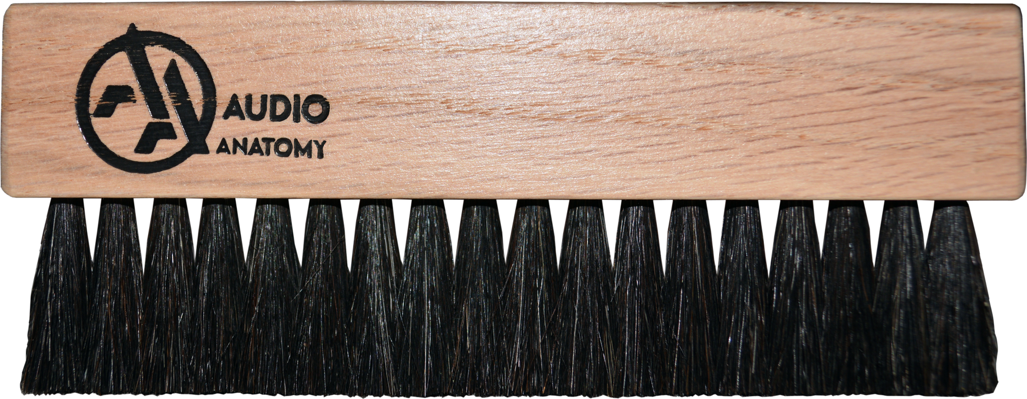 Tölgyfamarkolatú antisztatikus kecskeszőr-nylon tisztítókefe száraz és nedves tisztításhoz