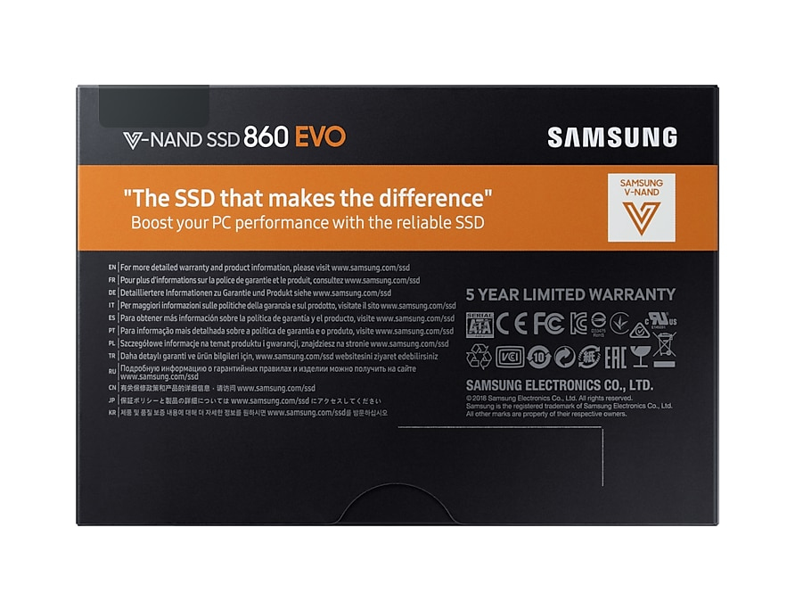 SAMSUNG 500GB 4TB 860 Evo Sata6 550/520 Flash SSD Fiyat & Özellik