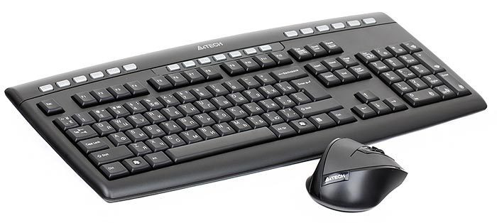 A4 TECH A4 TECH 9200F 2.4Ghz Nano Kablosuz Set Q-Multimedya Klavye + V-Track Mouse