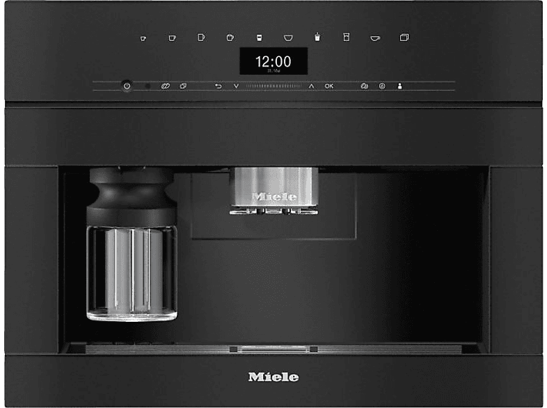 Miele CVA7440 A Einbau-Kaffeevollautomat, Obsidianschwarz
