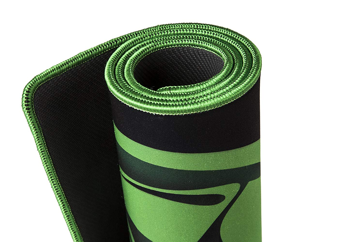 Alfombrilla gaming - Scorpion MA-G13 GN, XXL, Para teclado y ratón, Antideslizante, Negro/verde