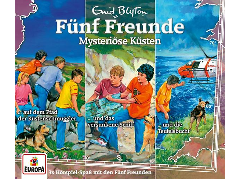 Fünf Freunde - 034/3er-Box-Mysteriöse Küsten - (CD)