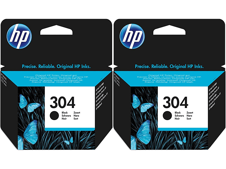 HP 304 Duo Pack Zwart (BUNDLE-HP304X2)