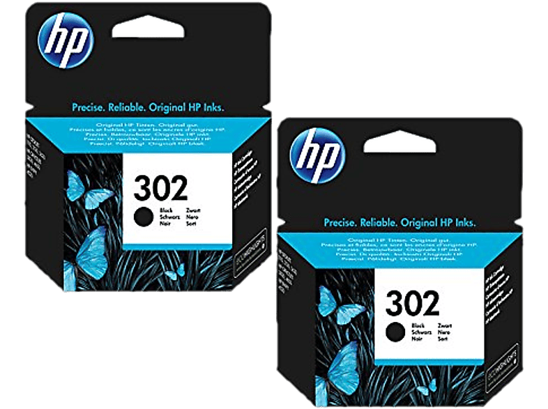 HP 302 Duo Pack Zwart (BUNDLE-HP302X2)