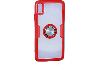 NATEK Voque Seri Selfie Yüzüklü Silikon Telefon Kılıfı Kırmızı