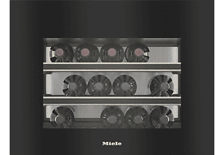MIELE KWT7112IG OBSW EU1 Weintemperierschrank (Einbaugerät, 116 kWh, EEK: G, Schwarz, Anzahl Flaschen: 18)