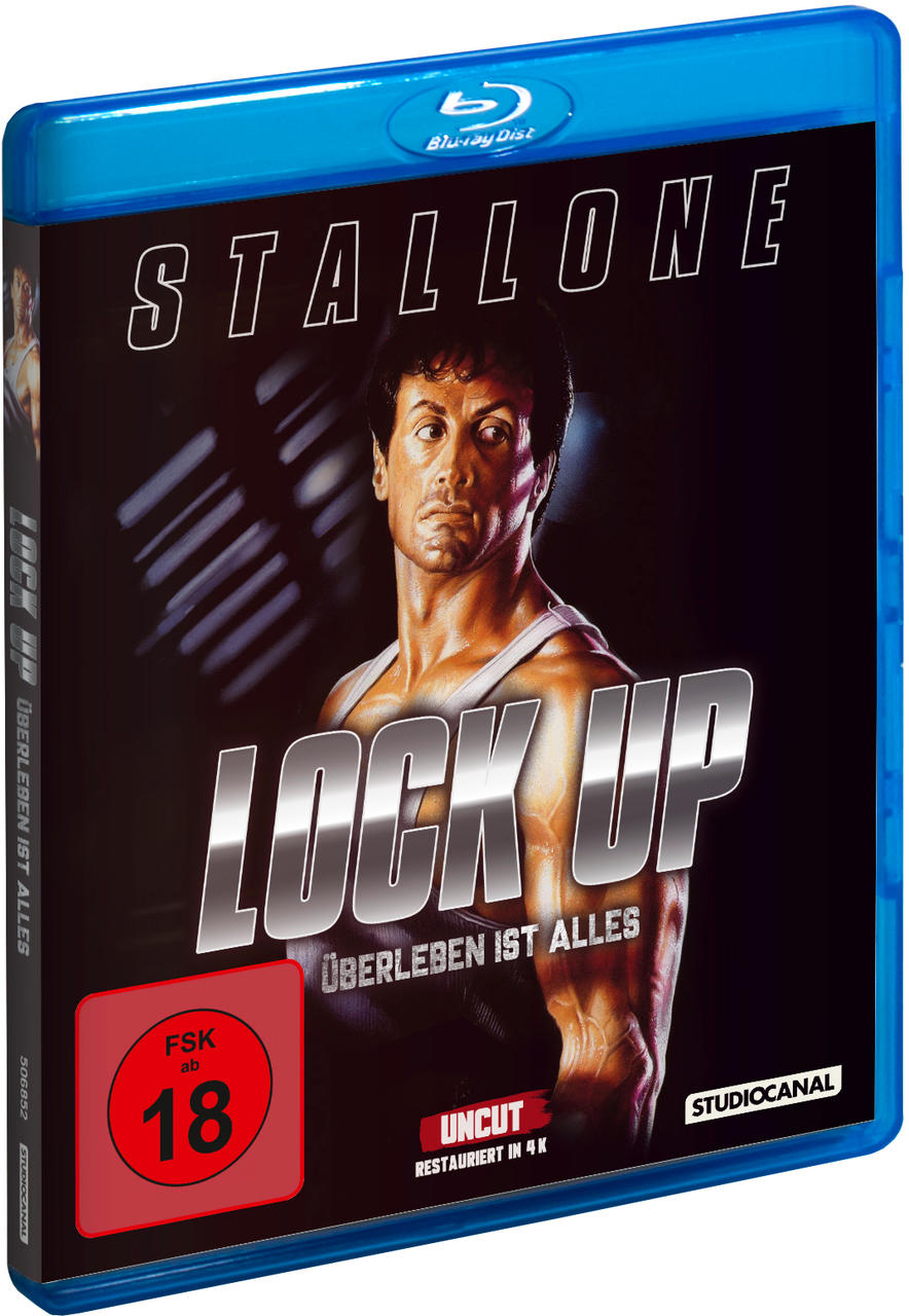 Blu-ray-Disc-Hülle mit einem Filmplakat eines Mannes in einem weißen Tanktop.