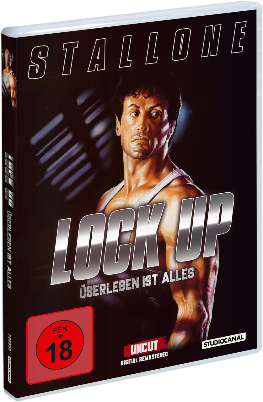 DVD-Hülle. Stallone im Tanktop. Titel: Lock Up.