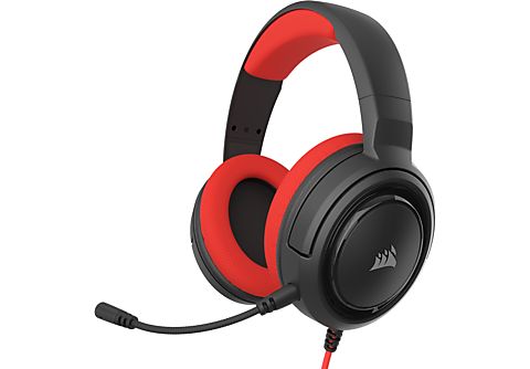 CORSAIR HS35 Stereo - 3.5mm Jack - Red