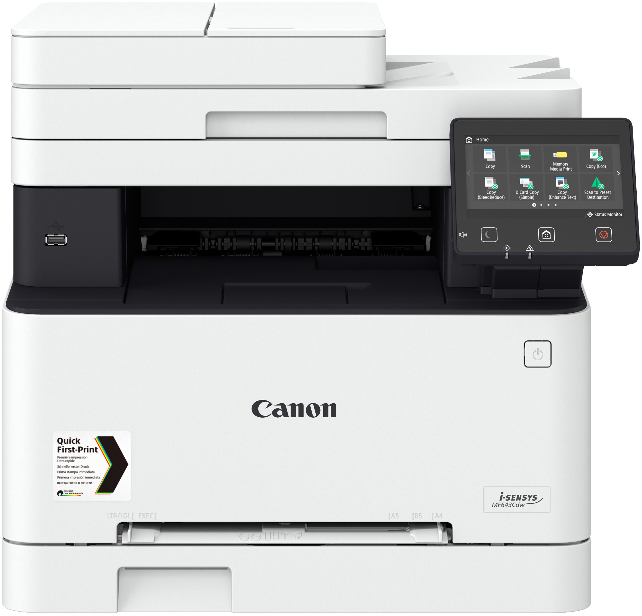 CANON I-Sensys MF 643 CDW Laser Multifunktionsdrucker WLAN Netzwerkfähig