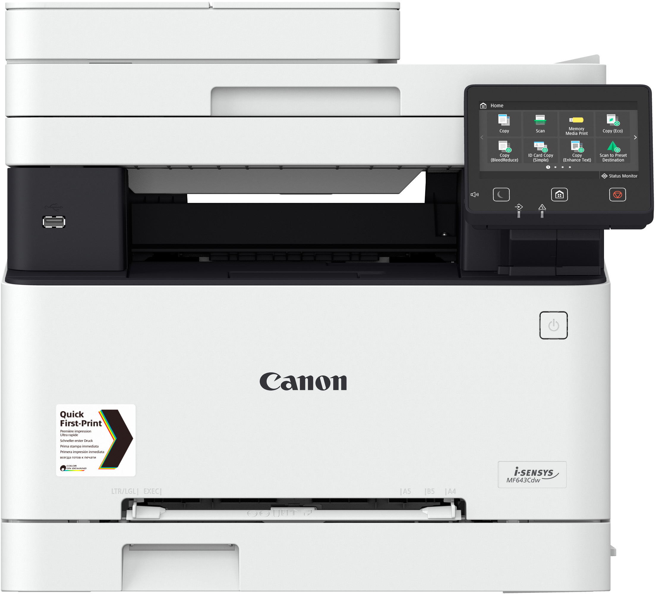 CANON I-Sensys MF 643 CDW Laser Multifunktionsdrucker WLAN Netzwerkfähig