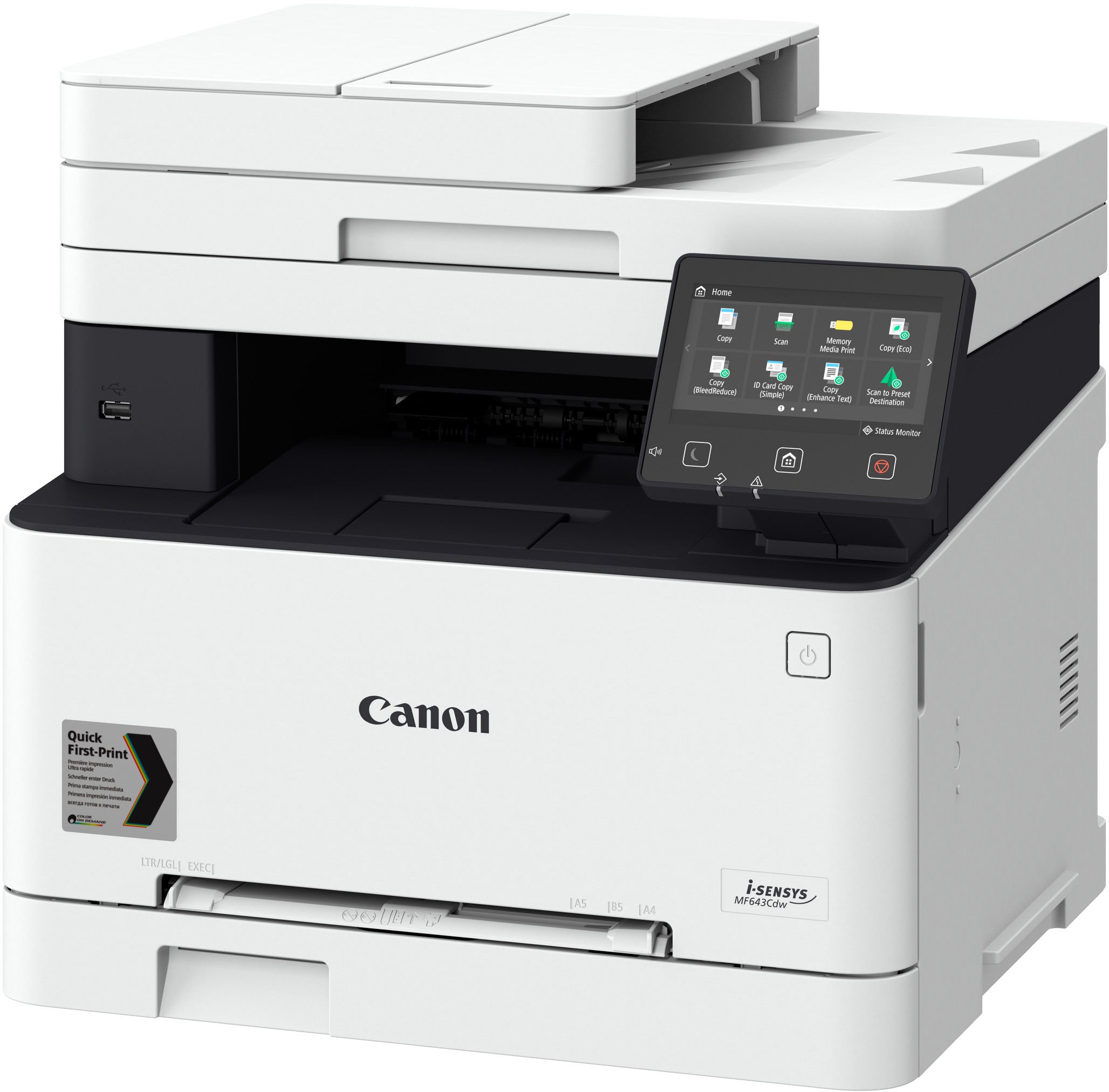 CANON I-Sensys MF 643 CDW Laser Multifunktionsdrucker WLAN Netzwerkfähig