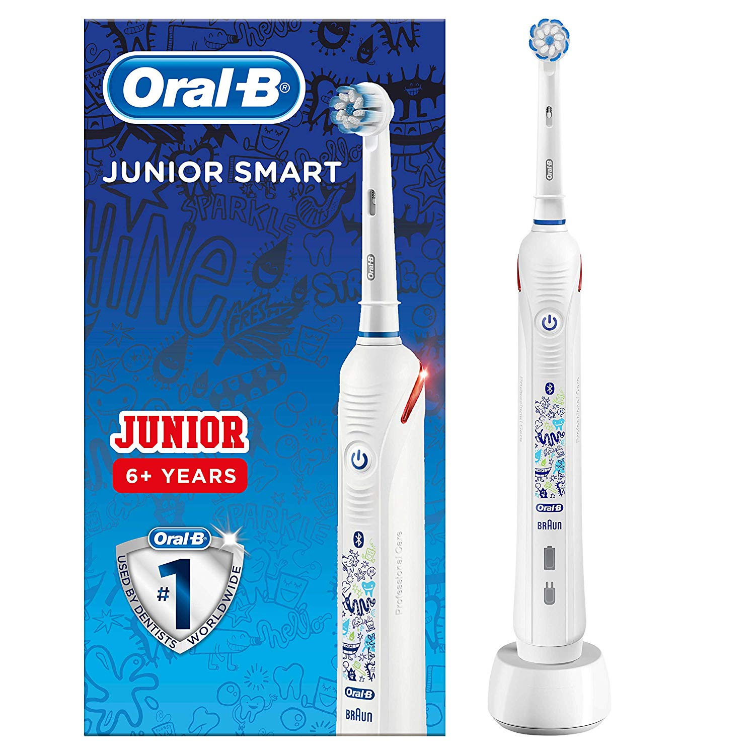 ORAL-B Zahnbürste Junior Smart Zahnbürste Weiß