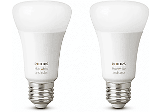 PHILIPS HUE Bluetooth - White and color ambiance - E27 - 2-pack