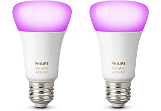 PHILIPS HUE Bluetooth - White and color ambiance - E27 - 2-pack