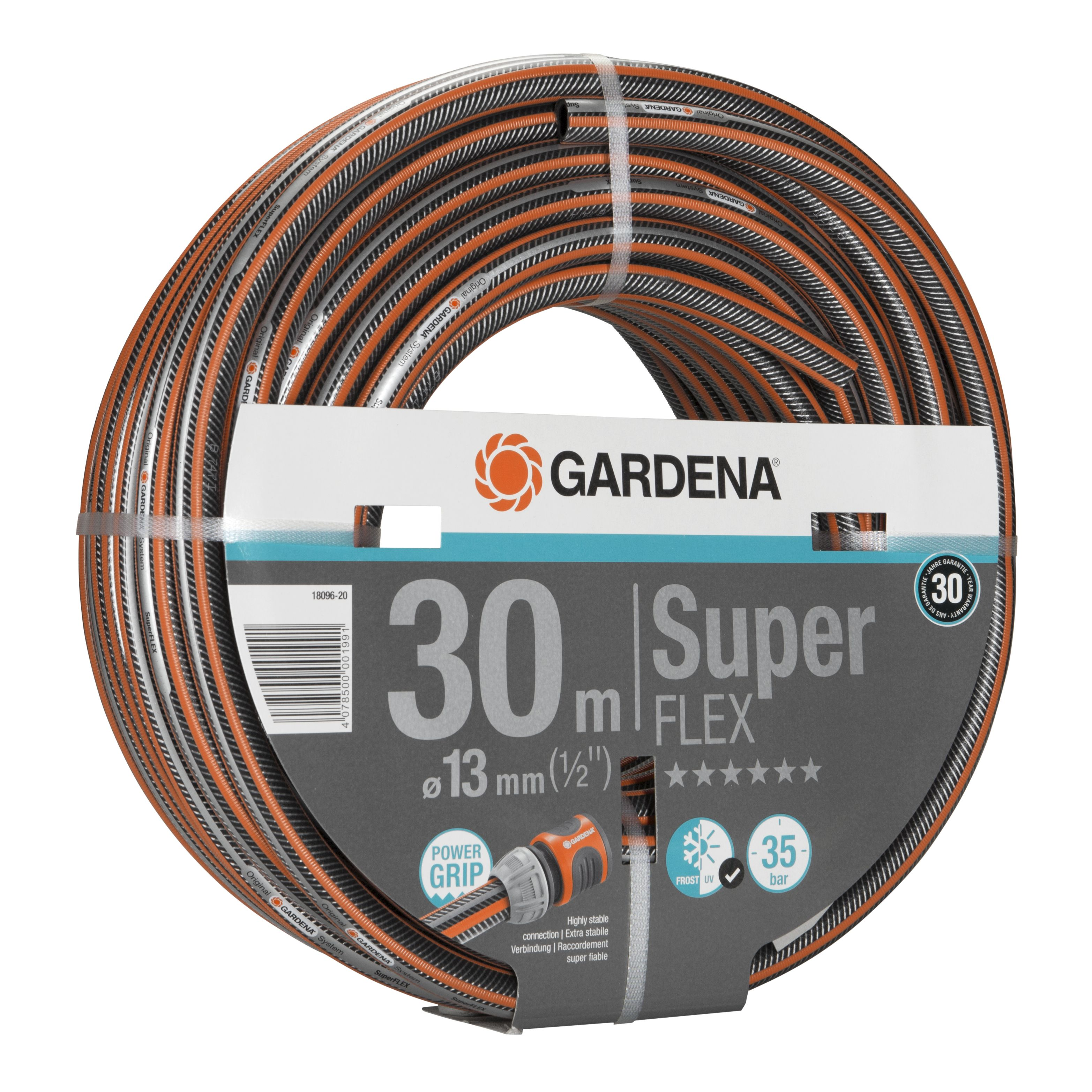 GARDENA 18096-20 Premium SuperFLEX 13 mm (1/2"), 30 m Gartenschlauch